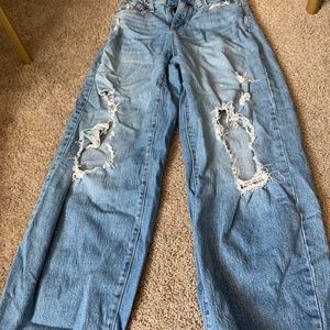 wide leg jeans